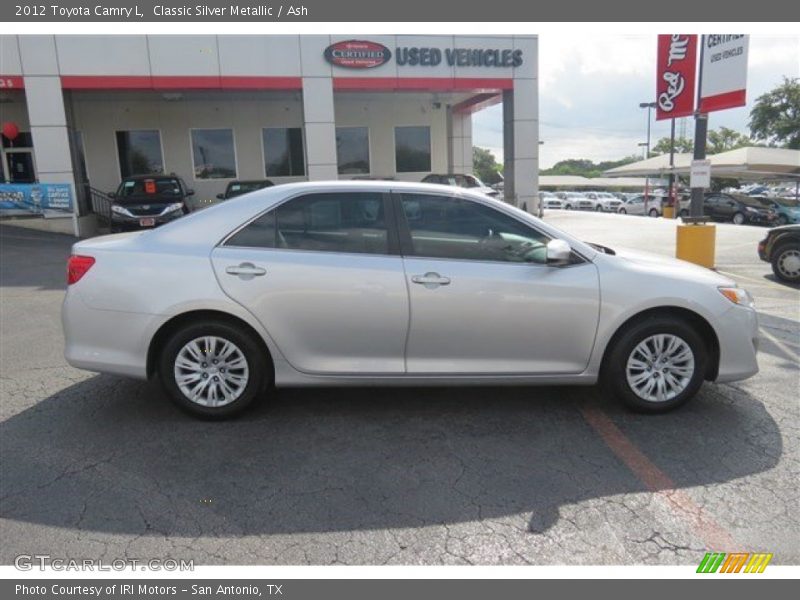 Classic Silver Metallic / Ash 2012 Toyota Camry L
