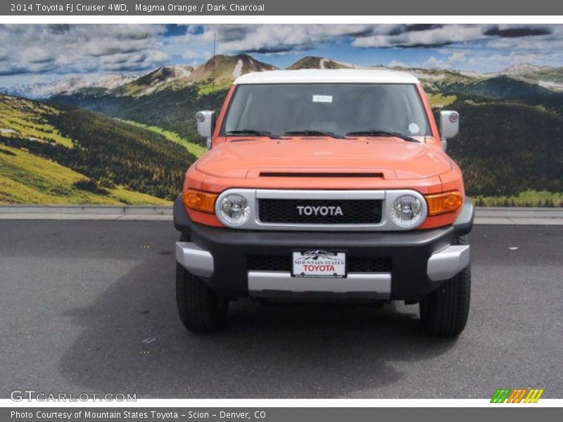 Magma Orange / Dark Charcoal 2014 Toyota FJ Cruiser 4WD