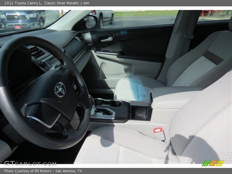 Classic Silver Metallic / Ash 2012 Toyota Camry L