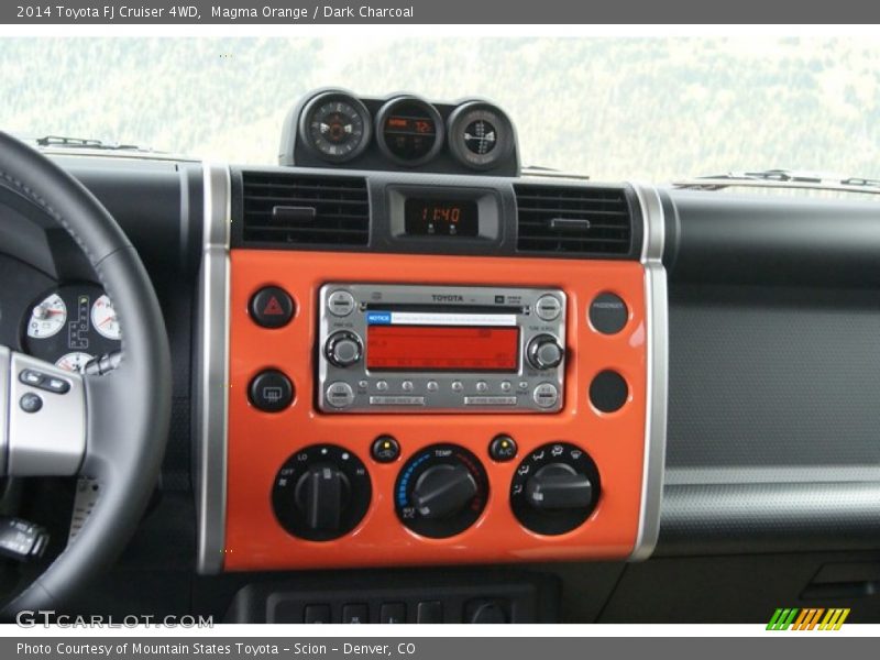 Magma Orange / Dark Charcoal 2014 Toyota FJ Cruiser 4WD