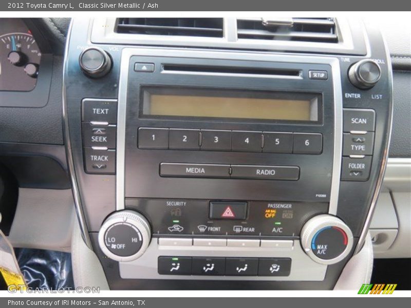 Classic Silver Metallic / Ash 2012 Toyota Camry L