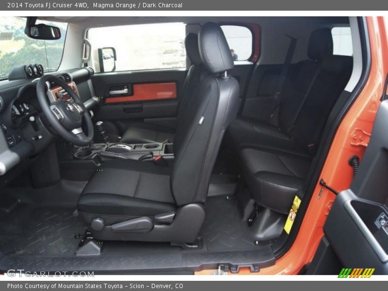 Magma Orange / Dark Charcoal 2014 Toyota FJ Cruiser 4WD