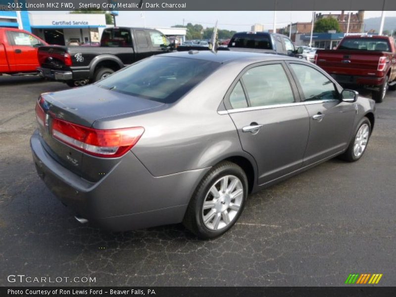 Sterling Gray Metallic / Dark Charcoal 2012 Lincoln MKZ FWD