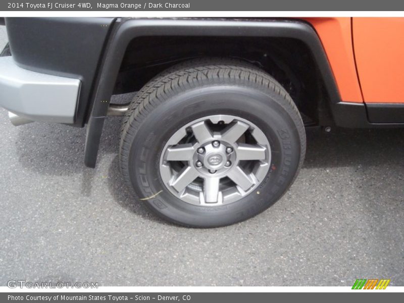 Magma Orange / Dark Charcoal 2014 Toyota FJ Cruiser 4WD