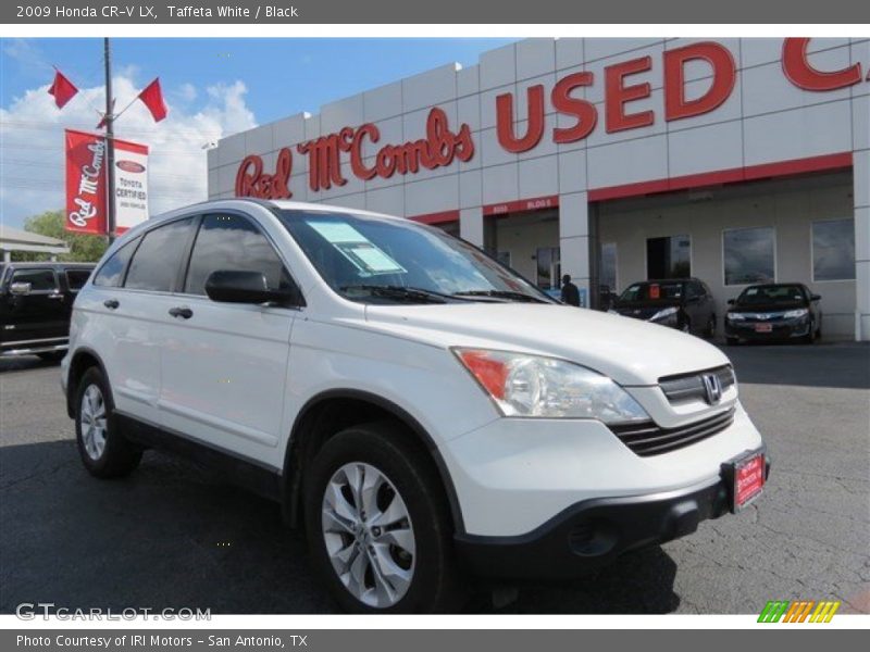 Taffeta White / Black 2009 Honda CR-V LX
