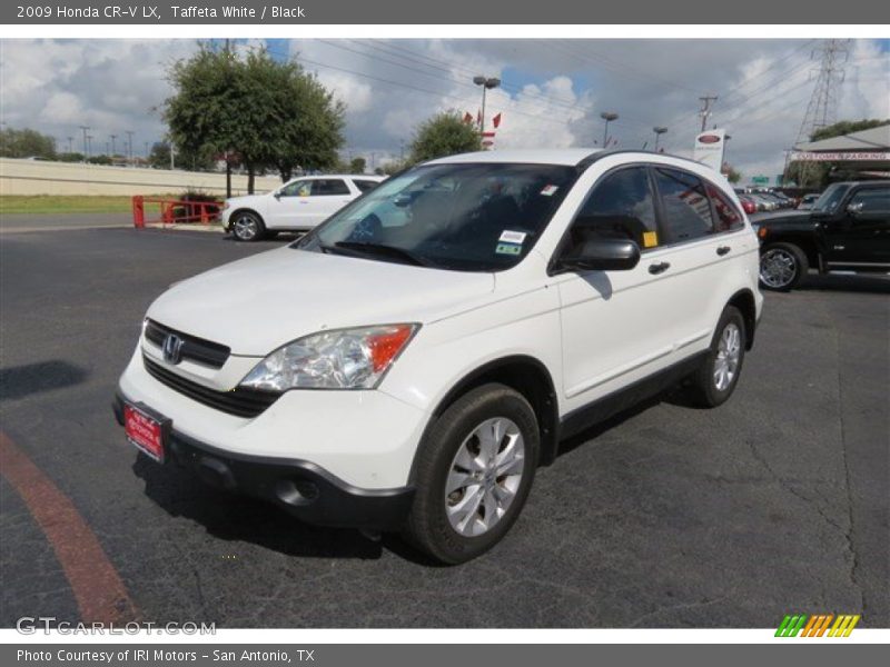 Taffeta White / Black 2009 Honda CR-V LX