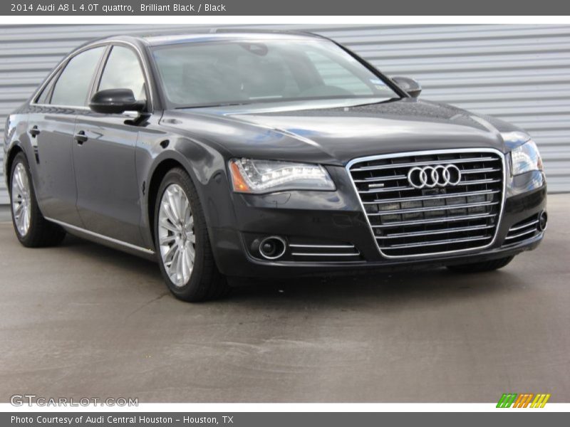 Brilliant Black / Black 2014 Audi A8 L 4.0T quattro