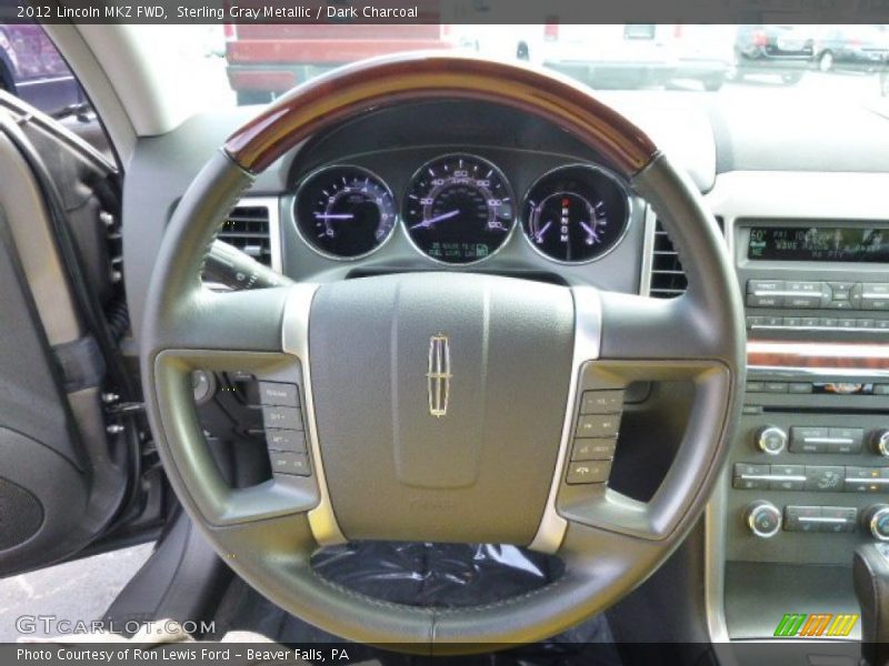 Sterling Gray Metallic / Dark Charcoal 2012 Lincoln MKZ FWD