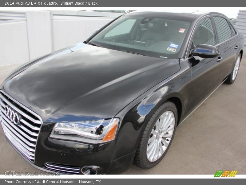 Brilliant Black / Black 2014 Audi A8 L 4.0T quattro