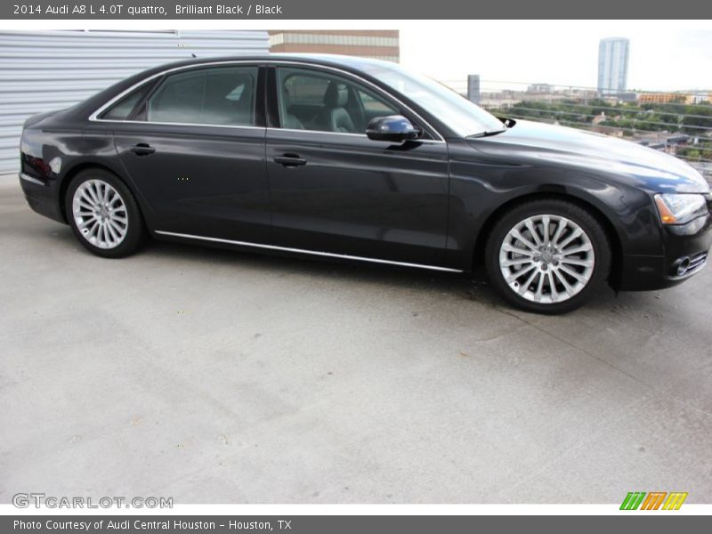 Brilliant Black / Black 2014 Audi A8 L 4.0T quattro