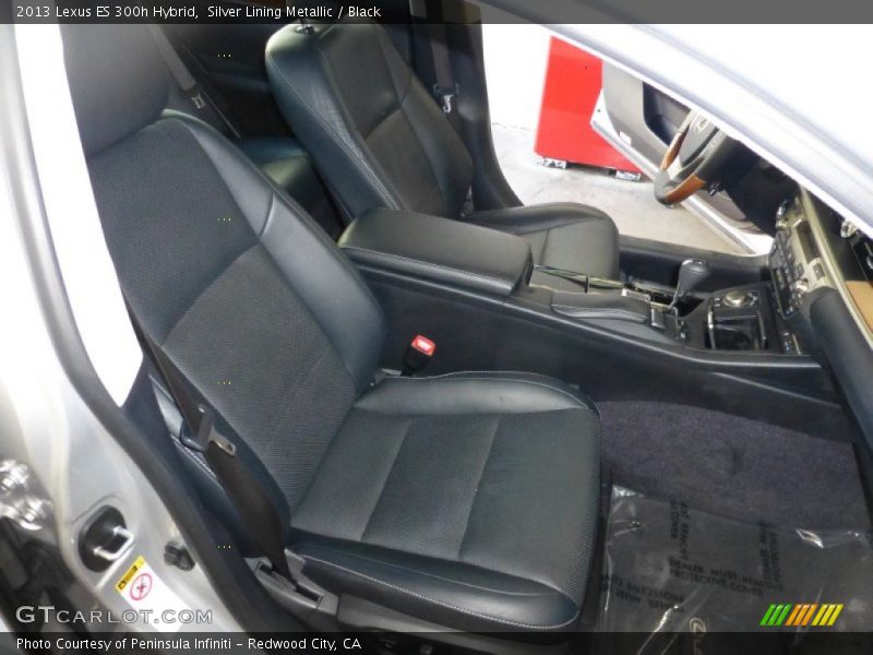 Silver Lining Metallic / Black 2013 Lexus ES 300h Hybrid