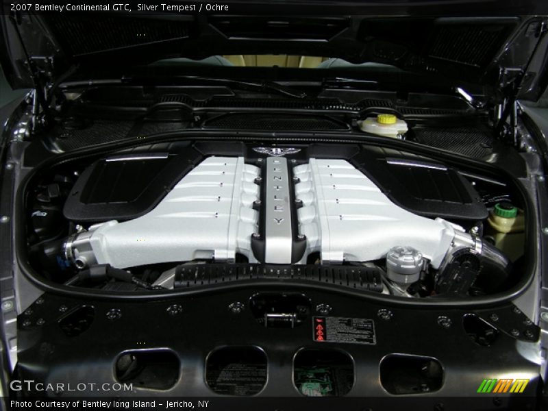 Silver Tempest / Ochre 2007 Bentley Continental GTC