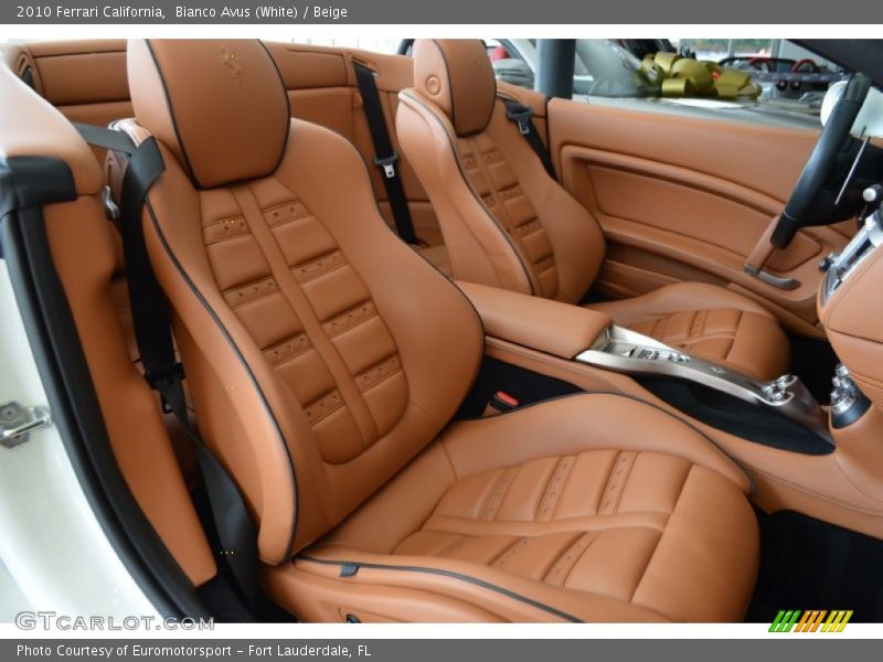 Front Seat of 2010 California 