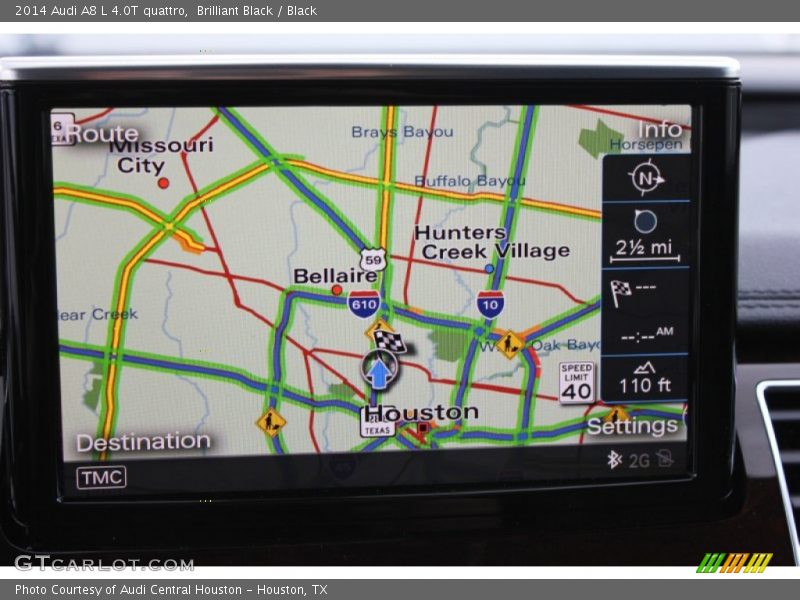 Brilliant Black / Black 2014 Audi A8 L 4.0T quattro