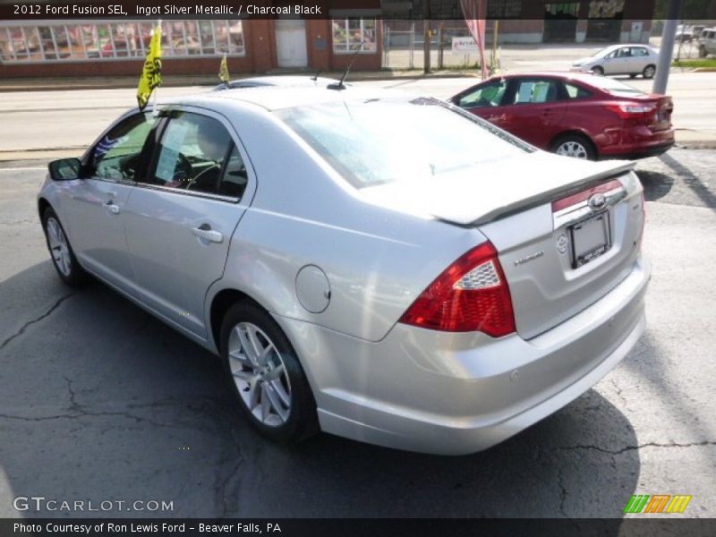 Ingot Silver Metallic / Charcoal Black 2012 Ford Fusion SEL