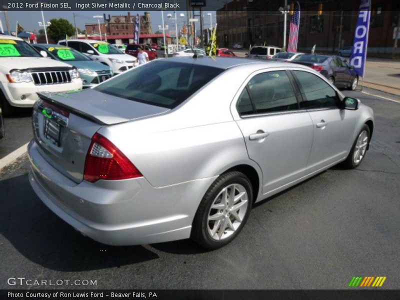 Ingot Silver Metallic / Charcoal Black 2012 Ford Fusion SEL