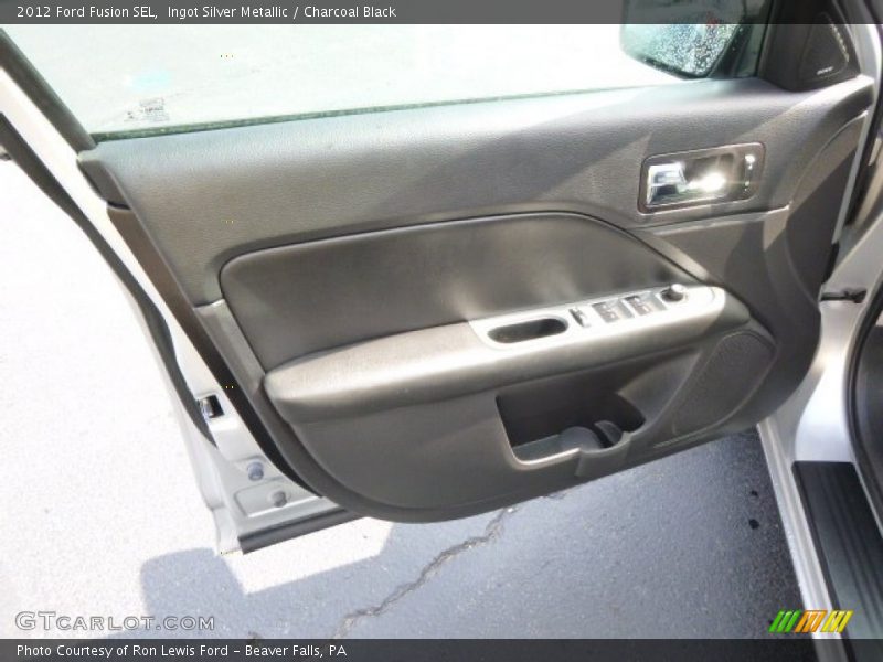 Ingot Silver Metallic / Charcoal Black 2012 Ford Fusion SEL