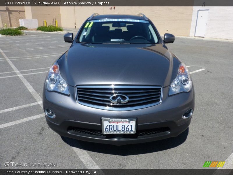 Graphite Shadow / Graphite 2011 Infiniti EX 35 Journey AWD