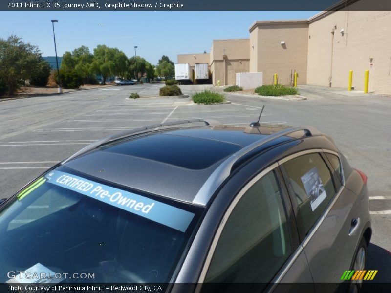 Graphite Shadow / Graphite 2011 Infiniti EX 35 Journey AWD