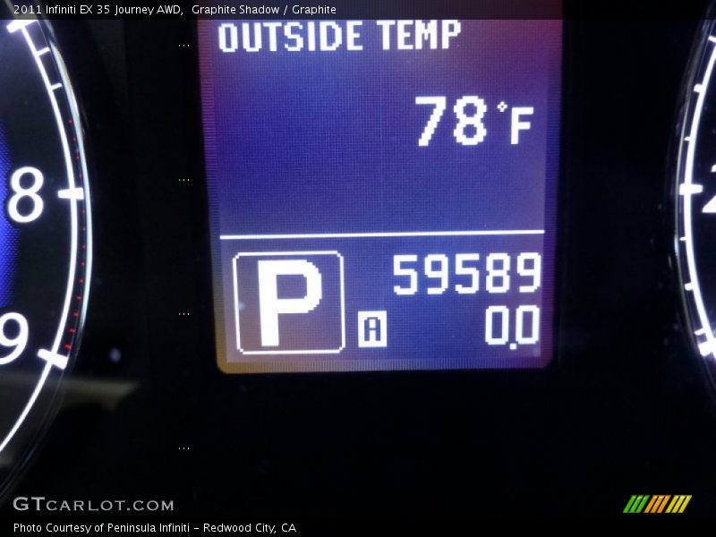 Graphite Shadow / Graphite 2011 Infiniti EX 35 Journey AWD