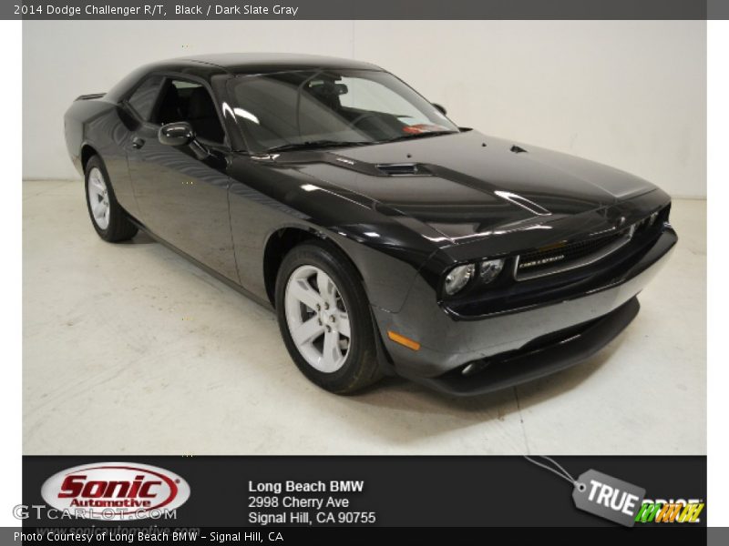 Black / Dark Slate Gray 2014 Dodge Challenger R/T