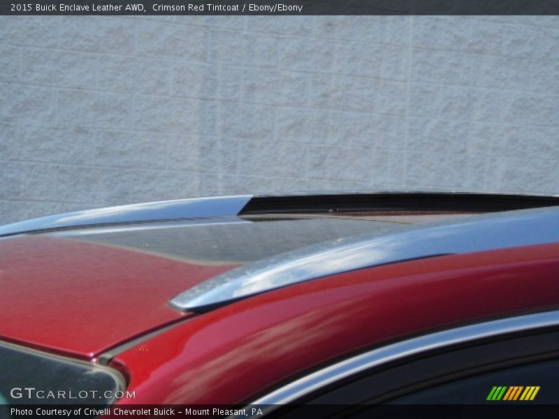 Crimson Red Tintcoat / Ebony/Ebony 2015 Buick Enclave Leather AWD