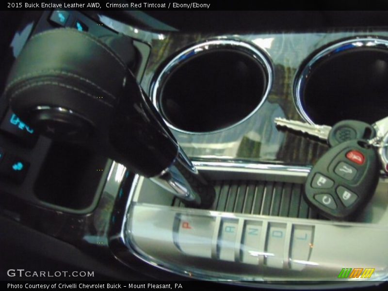 Crimson Red Tintcoat / Ebony/Ebony 2015 Buick Enclave Leather AWD