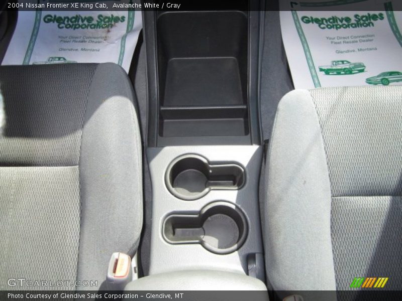 Avalanche White / Gray 2004 Nissan Frontier XE King Cab
