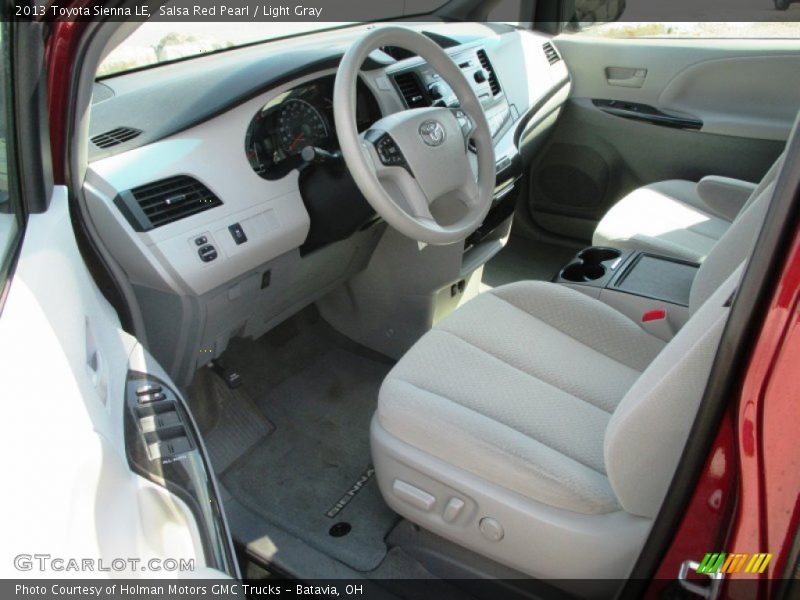Salsa Red Pearl / Light Gray 2013 Toyota Sienna LE