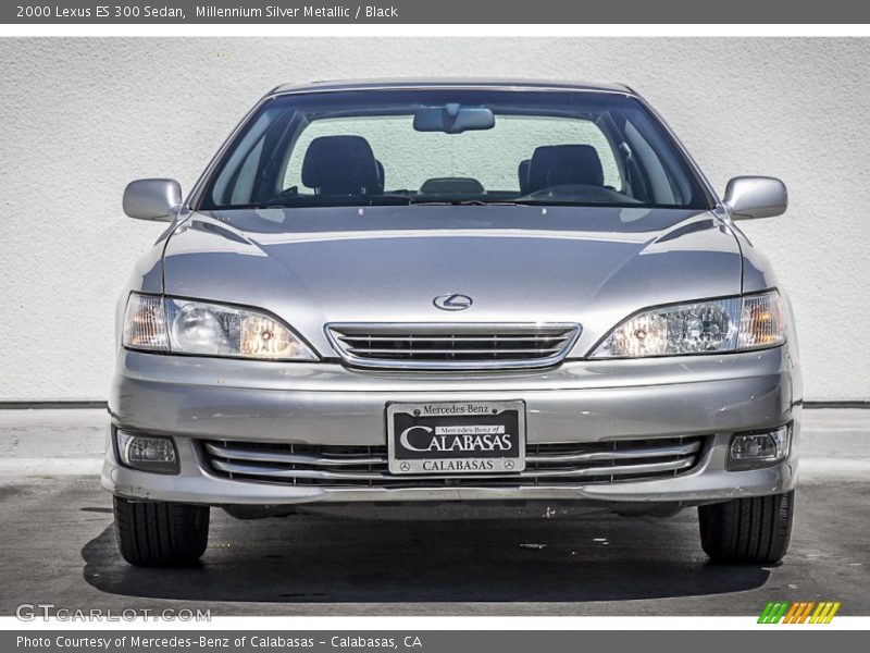 Millennium Silver Metallic / Black 2000 Lexus ES 300 Sedan