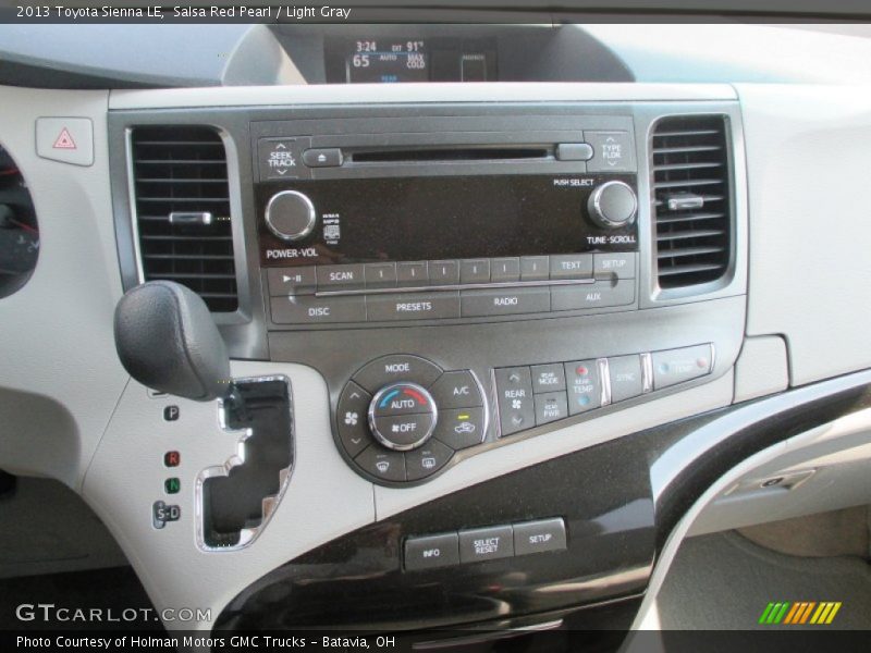 Salsa Red Pearl / Light Gray 2013 Toyota Sienna LE