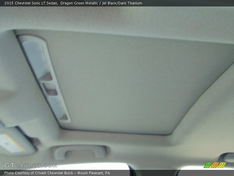Dragon Green Metallic / Jet Black/Dark Titanium 2015 Chevrolet Sonic LT Sedan