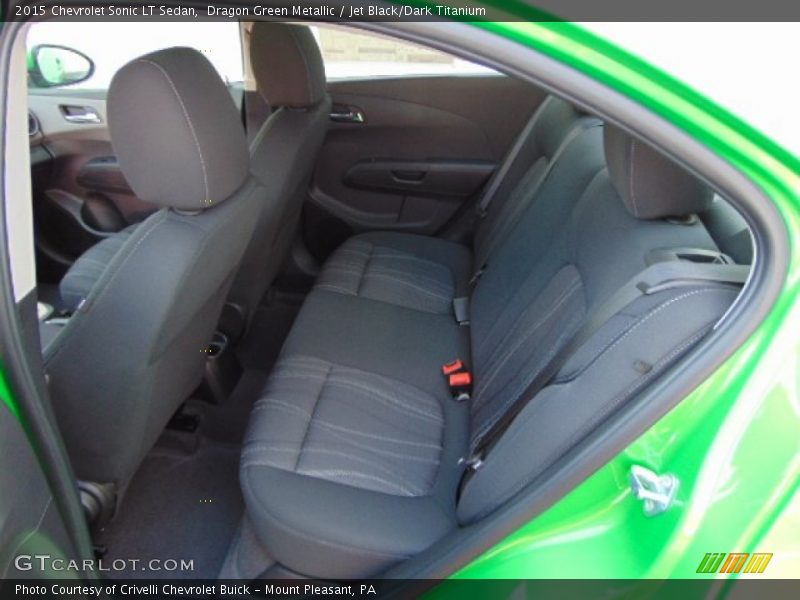 Dragon Green Metallic / Jet Black/Dark Titanium 2015 Chevrolet Sonic LT Sedan