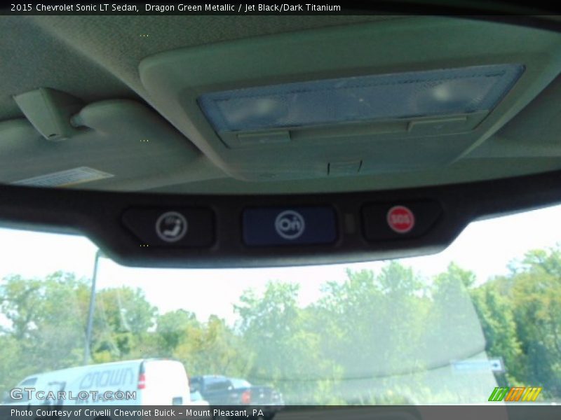 Dragon Green Metallic / Jet Black/Dark Titanium 2015 Chevrolet Sonic LT Sedan