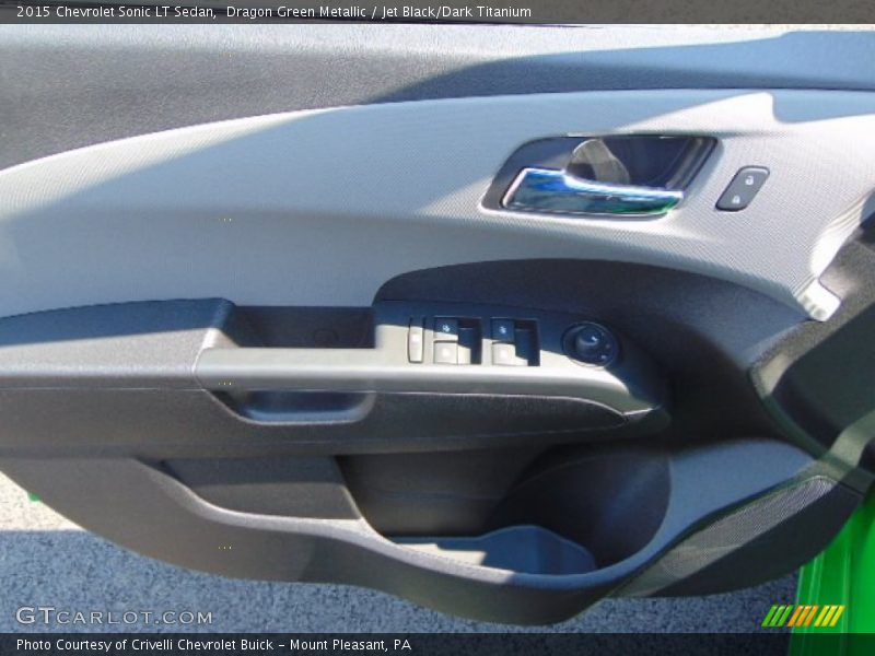 Dragon Green Metallic / Jet Black/Dark Titanium 2015 Chevrolet Sonic LT Sedan