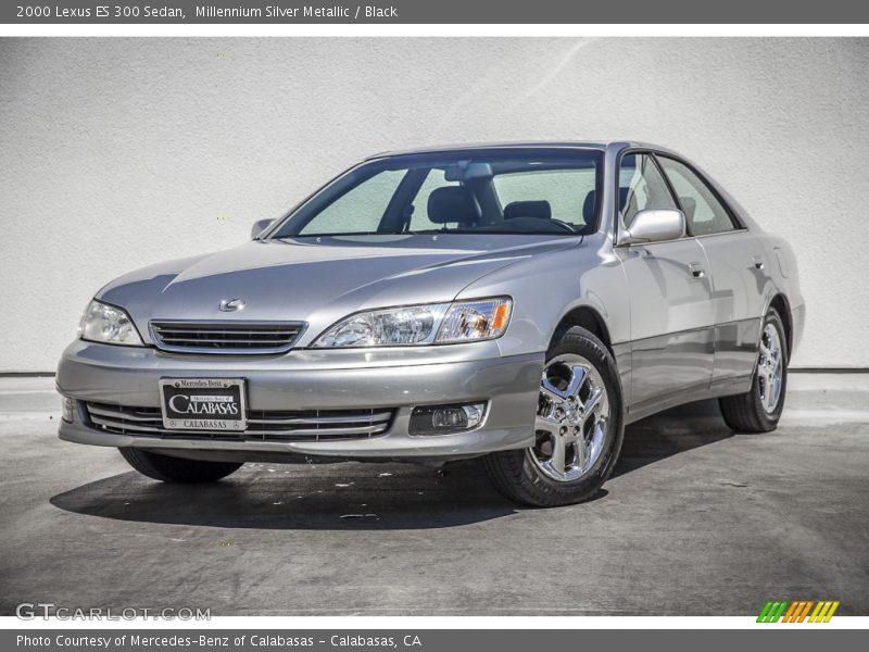 Millennium Silver Metallic / Black 2000 Lexus ES 300 Sedan