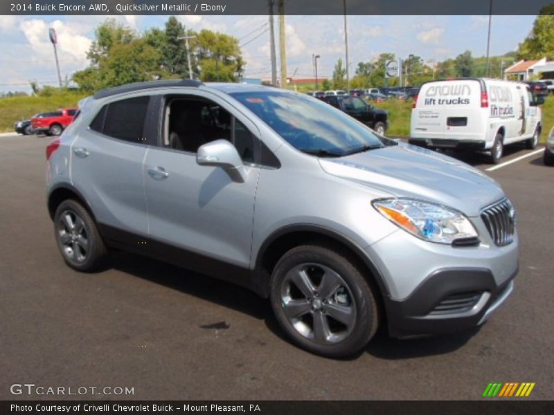 Quicksilver Metallic / Ebony 2014 Buick Encore AWD