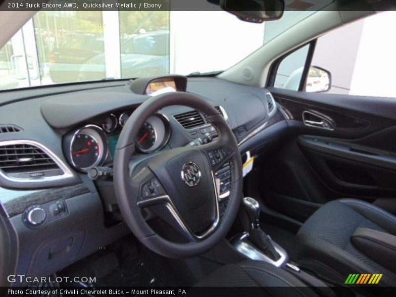 Quicksilver Metallic / Ebony 2014 Buick Encore AWD