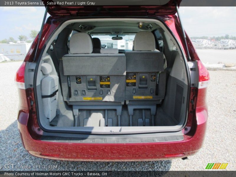 Salsa Red Pearl / Light Gray 2013 Toyota Sienna LE