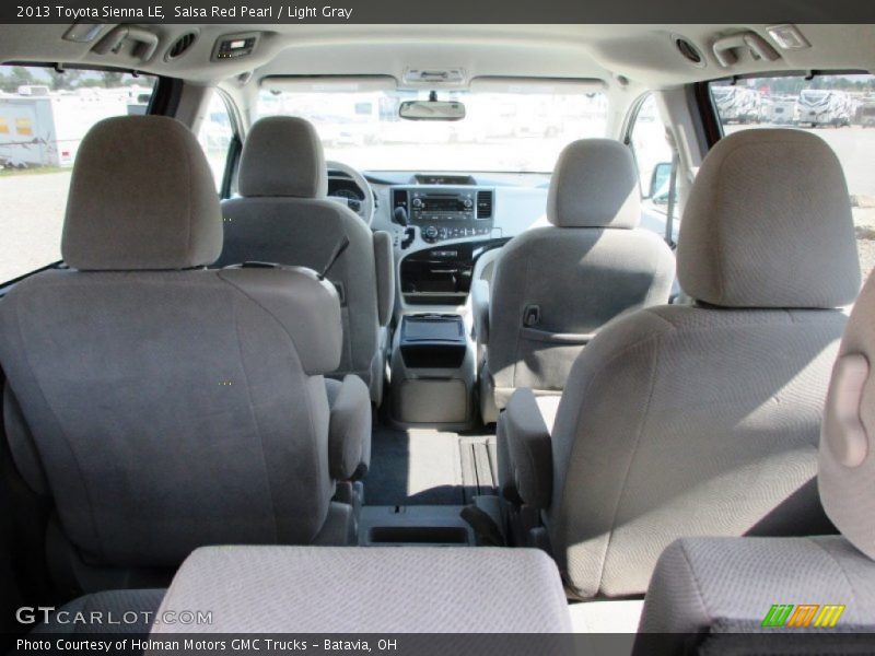 Salsa Red Pearl / Light Gray 2013 Toyota Sienna LE
