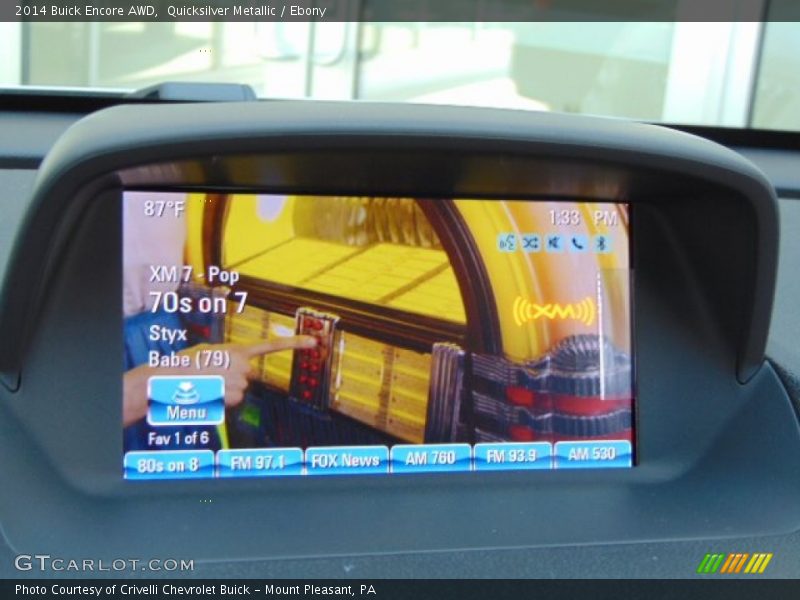 Quicksilver Metallic / Ebony 2014 Buick Encore AWD