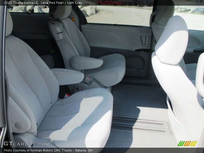 Salsa Red Pearl / Light Gray 2013 Toyota Sienna LE