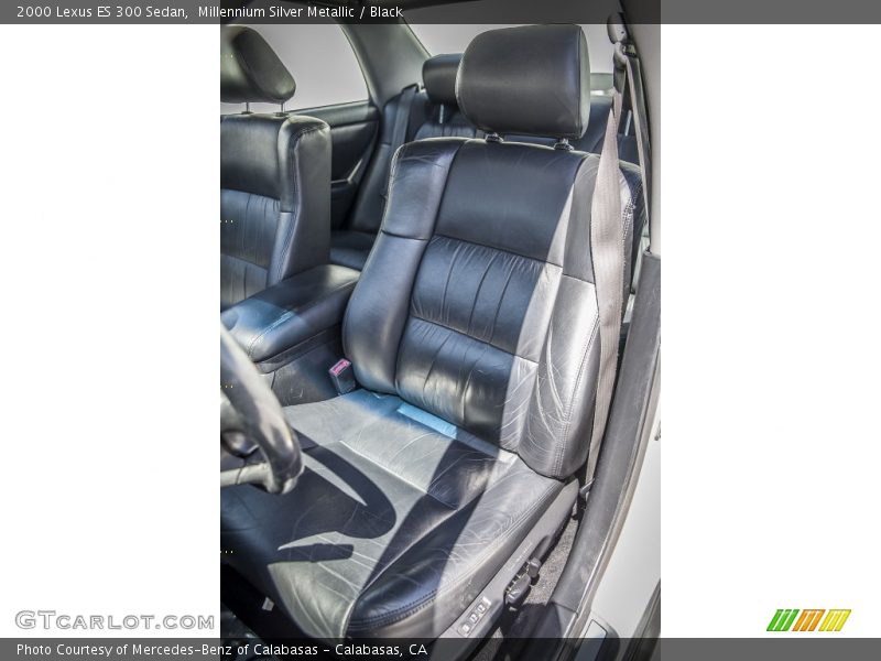 Millennium Silver Metallic / Black 2000 Lexus ES 300 Sedan
