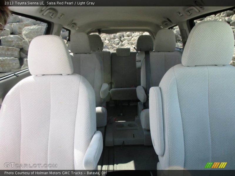 Salsa Red Pearl / Light Gray 2013 Toyota Sienna LE