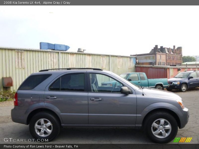 Alpine Gray / Gray 2008 Kia Sorento LX 4x4