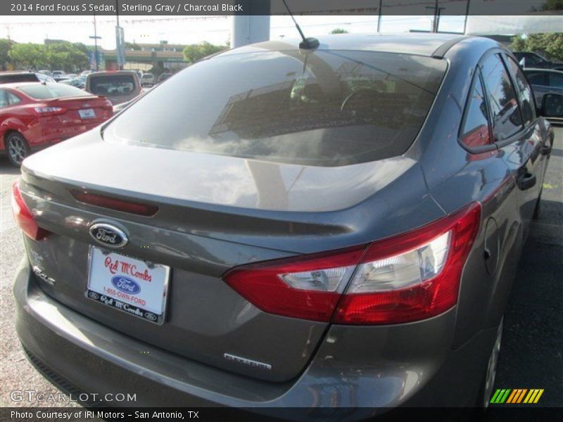 Sterling Gray / Charcoal Black 2014 Ford Focus S Sedan