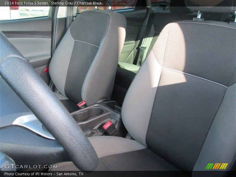 Sterling Gray / Charcoal Black 2014 Ford Focus S Sedan