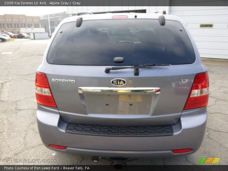 Alpine Gray / Gray 2008 Kia Sorento LX 4x4