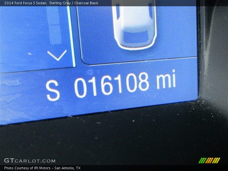 Sterling Gray / Charcoal Black 2014 Ford Focus S Sedan
