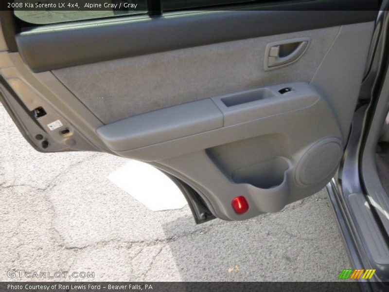 Alpine Gray / Gray 2008 Kia Sorento LX 4x4